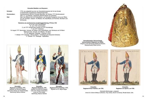 Produktbild: Die deutschen Kontingente im Amerikanischen Unabh&auml;ngigkeitskrieg 1776-1783