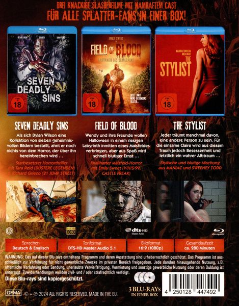 Produktbild: Splatter of Blood Collection [3 BRs]
