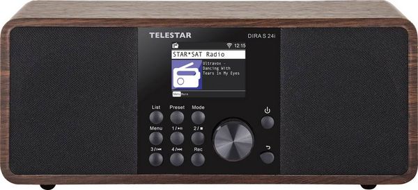 Produktbild: Telestar DIRA S 24i Internet Tischradio Internet, DAB+, UKW AUX, Bluetooth&reg;, DLNA, USB, WLAN, Internetradio Aufnahmefunktion