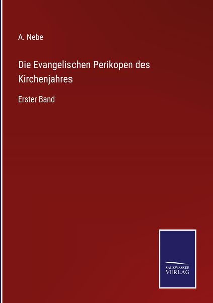 Produktbild: Die Evangelischen Perikopen des Kirchenjahres