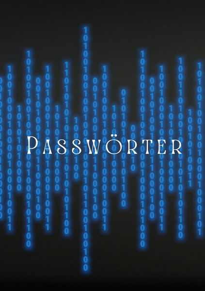 Produktbild: Notizbuch f&uuml;r Passw&ouml;rter - Organizer A5 liniert 2 Spalten - 64 Seiten - Papier