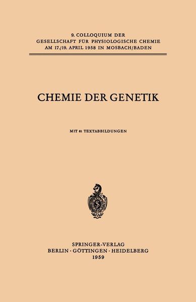 Produktbild: Chemie der Genetik