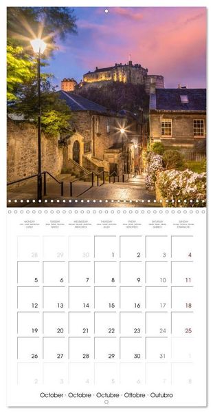 Produktbild: EDINBURGH History and urban idyll (Wall Calendar 2026 12 &times; 12 Inch) CALVENDO 12 Month Wall Calendar