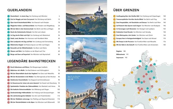 Produktbild: Einfach losfahren. 35 traumhafte Zugreisen in und ab Deutschland