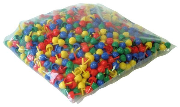 Produktbild: Mosaik Stecker color 1,5 cm, KIGA, Beutel