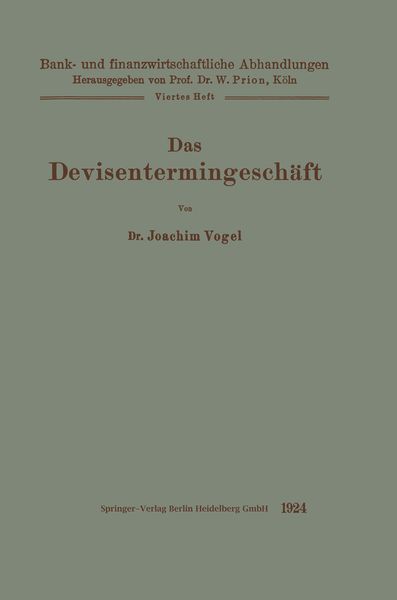 Produktbild: Das Devisentermingesch&auml;ft