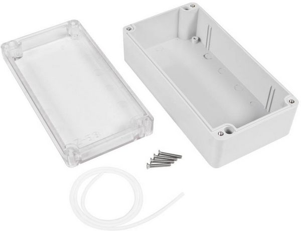 Produktbild: TRU COMPONENTS TC-7910840 Universal-Geh&auml;use 158 x 82 x 55 ABS-PC Grau 1St.