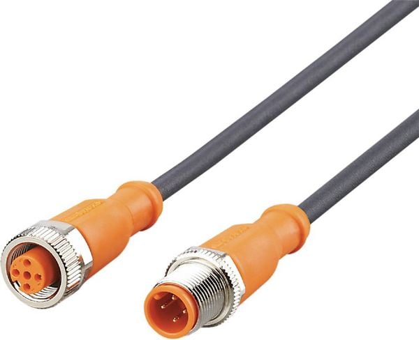 Produktbild: ifm Electronic EVC011 Verbindungsleitung Stecker, gerade, Buchse, gerade 0.6 m Polzahl Sensoren: 4, 5 1 St.