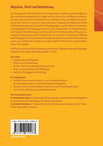 Produktbild: Migration, Flucht und Behinderung