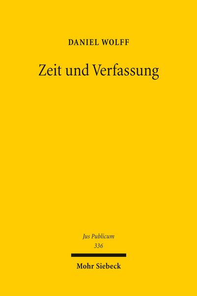 Produktbild: Zeit und Verfassung