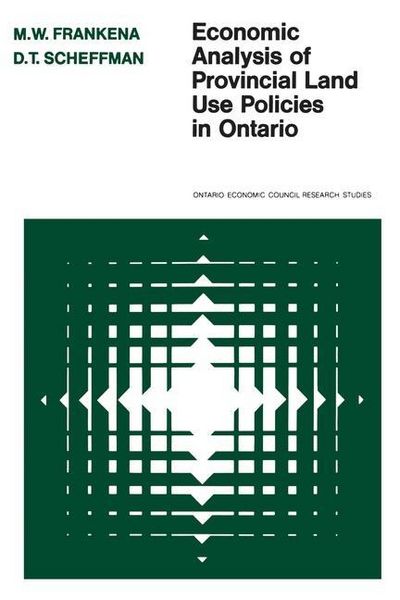 Produktbild: Economic Analysis of Provincial Land Use Policies in Ontario