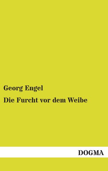 Produktbild: Die Furcht vor dem Weibe