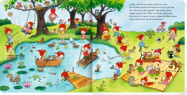 Produktbild: Mein Fr&uuml;hlingswichtel-Wimmelbuch