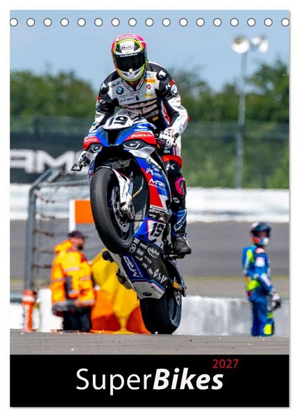 Produktbild: SuperBikes (Tischkalender 2027 DIN A5 hoch), CALVENDO Monatskalender