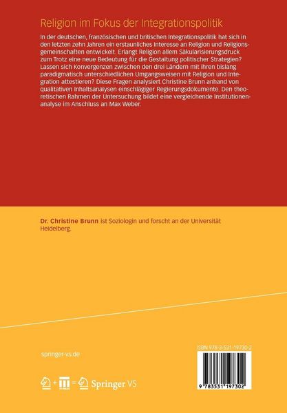 Produktbild: Religion im Fokus der Integrationspolitik