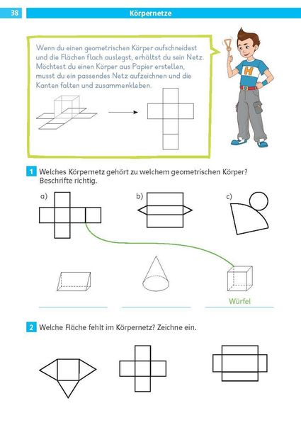 Produktbild: Klett Die Mathe-Helden: Geometrie 3./4. Klasse