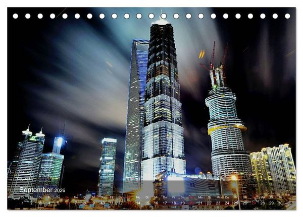 Produktbild: Shanghai - faszinierende Facetten (Tischkalender 2026 DIN A5 quer), CALVENDO Monatskalender