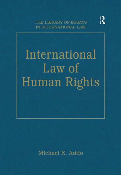 Produktbild: International Law of Human Rights