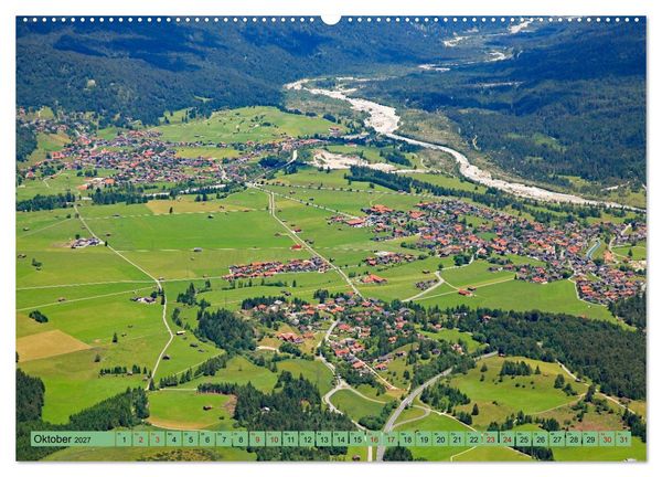 Produktbild: Das Obere Isartal - Eine Bayerische Region f&uuml;r Entdecker (Wandkalender 2027 DIN A2 quer), CALVENDO Monatskalender
