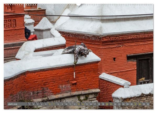 Produktbild: K&ouml;nigsst&auml;tte im Kathmandutal (Wandkalender 2026 DIN A2 quer), CALVENDO Monatskalender