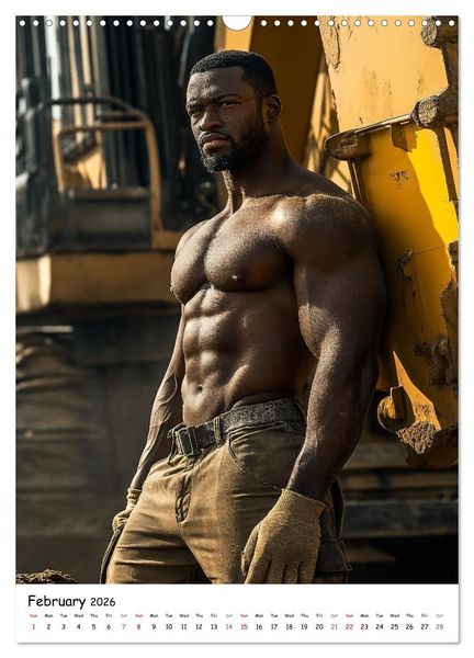 Produktbild: Hot Builders - Hard at Work (Wall Calendar 2026 DIN A3 portrait), CALVENDO 12 Month Wall Calendar
