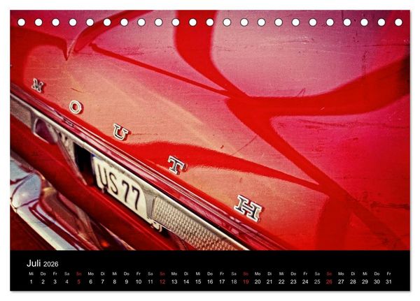 Produktbild: US-Muscle-Cars - Plymouth (Tischkalender 2026 DIN A5 quer), CALVENDO Monatskalender