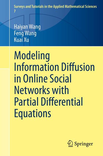 Produktbild: Modeling Information Diffusion in Online Social Networks with Partial Differential Equations