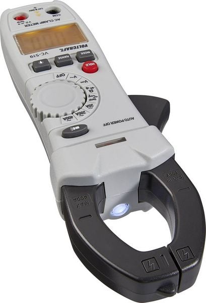 Produktbild: VOLTCRAFT VC-519 Stromzange digital CAT III 600V Anzeige (Counts): 2000