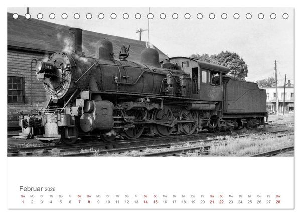 Produktbild: US-Dampflokomotiven (Tischkalender 2026 DIN A5 quer), CALVENDO Monatskalender
