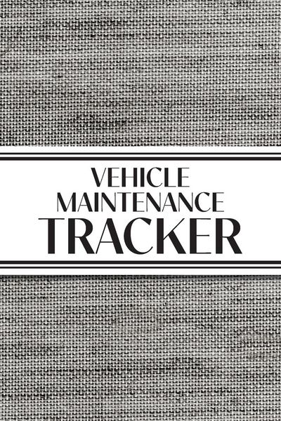 Produktbild: Vehicle Maintenance Tracker (Textured Paper Charcoal)