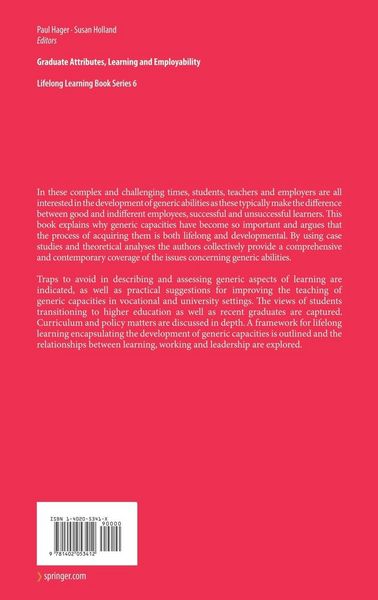 Produktbild: Graduate Attributes, Learning and Employability