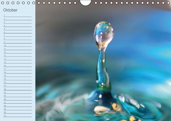 Produktbild: Geburtstagskalender "Wasser-Spiele" (Wandkalender immerw&auml;hrend DIN A4 quer)