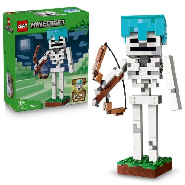 Produktbild: LEGO Minecraft 21594 Das Skelett, Bauspielzeug zum Videospiel, Spielzeug