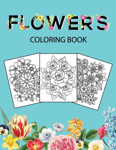 Produktbild: Flowers Coloring Book