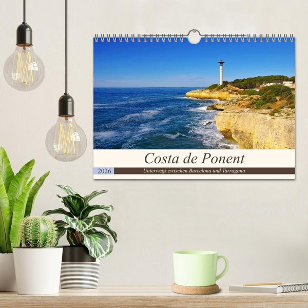 Produktbild: Costa de Ponent - Unterwegs zwischen Barcelona und Tarragona (Wandkalender 2026 DIN A4 quer), CALVENDO Monatskalender