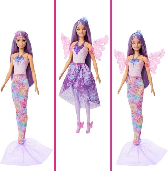Produktbild: Barbie 3-in-1 Fantasy Puppe