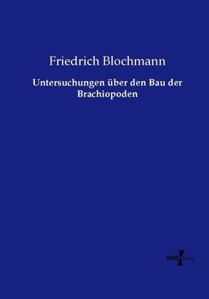 Produktbild: Untersuchungen &uuml;ber den Bau der Brachiopoden