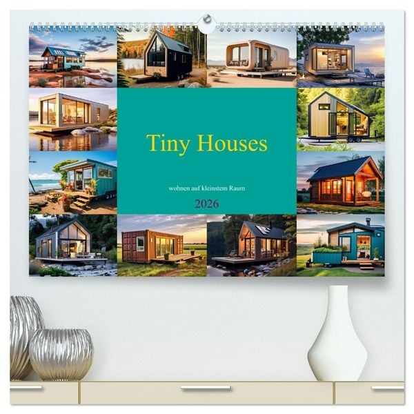 Produktbild: Tiny Houses - wohnen auf kleinstem Raum (hochwertiger Premium Wandkalender 2026 DIN A2 quer), Kunstdruck in Hochglanz