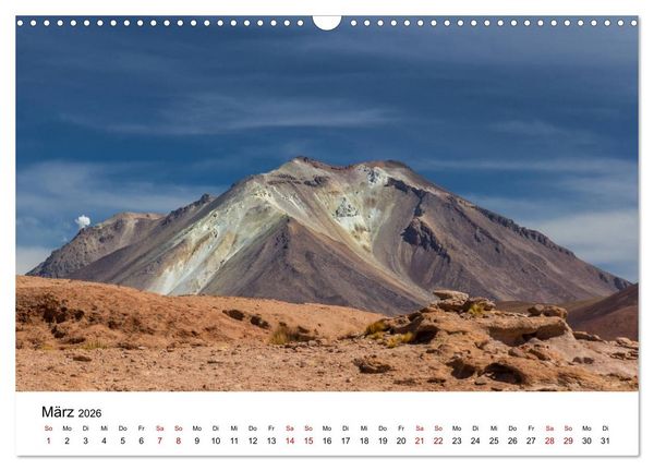 Produktbild: Bolivien - Einzigartige Landschaft (Wandkalender 2026 DIN A3 quer), CALVENDO Monatskalender