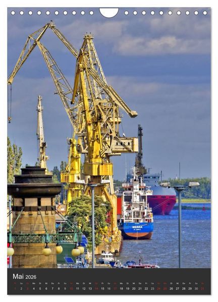 Produktbild: Stettin Szczecin (Wandkalender 2026 DIN A4 hoch), CALVENDO Monatskalender