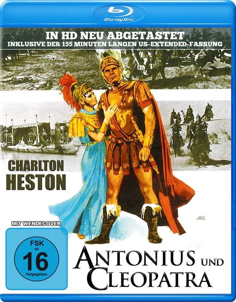 Antonius und Cleopatra - Kino Langfassung (inkl. 155 Min. US-Extended Version, in HD neu abgetastet), Blu-ray