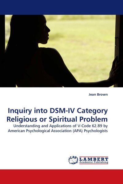 Produktbild: Inquiry into DSM-IV Category Religious or Spiritual Problem