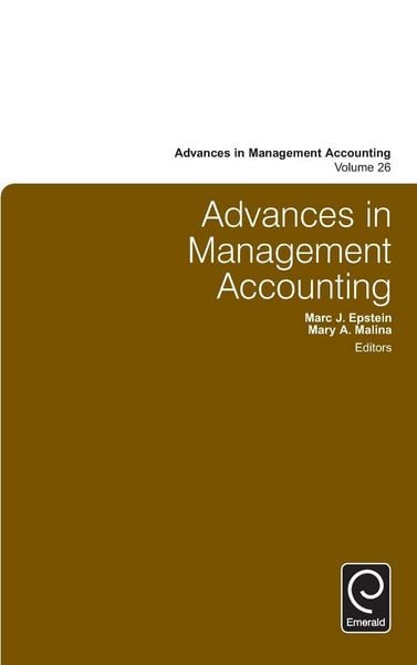 Produktbild: Advances in Management Accounting