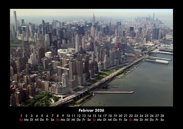 Produktbild: New York 2026 Fotokalender DIN A3