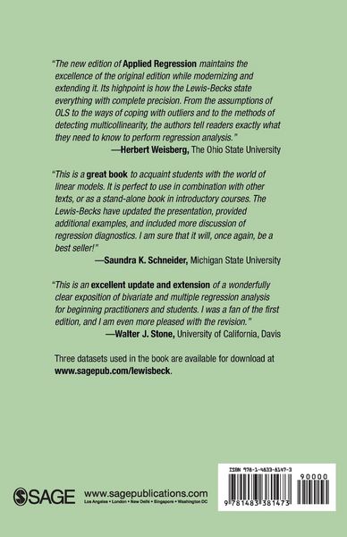 Produktbild: Applied Regression