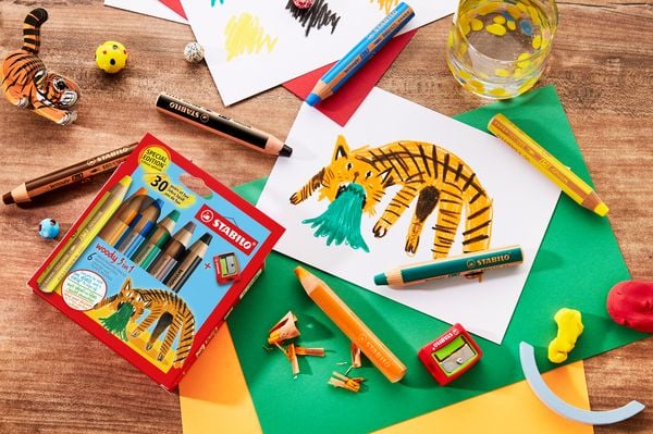 Produktbild: STABILO Aquarellbuntstift woody 3 in 1