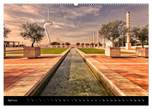 Produktbild: Barcelona - Stadtansichten (Wandkalender 2026 DIN A2 quer), CALVENDO Monatskalender