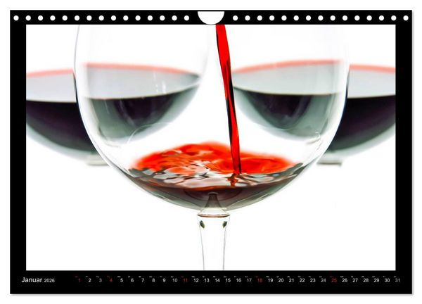 Produktbild: Wein (Wandkalender 2026 DIN A4 quer), CALVENDO Monatskalender
