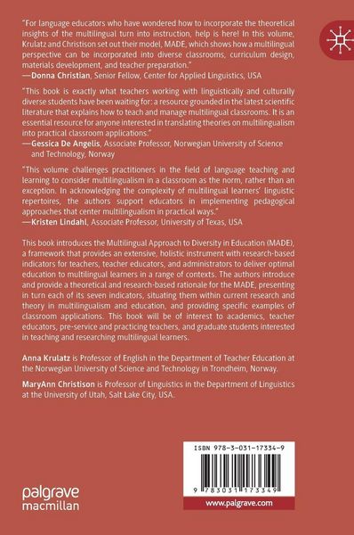 Produktbild: Multilingual Approach to Diversity in Education (MADE)
