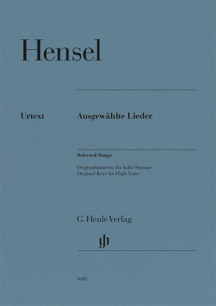 Produktbild: Fanny Hensel - Ausgew&auml;hlte Lieder